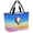 Pink, Fuchsia, Sky Blue, Canary Yellow, variant on Hot Air Balloon Beach Bag for Women, Large Breathable Mesh Beach Tote Bag, Vintage Grey Sky Clouds Minimalist Sandproof Lightweight Travel Bags for Vacation Picnic Swimming Pool 15.7"x15.7"x9.1"