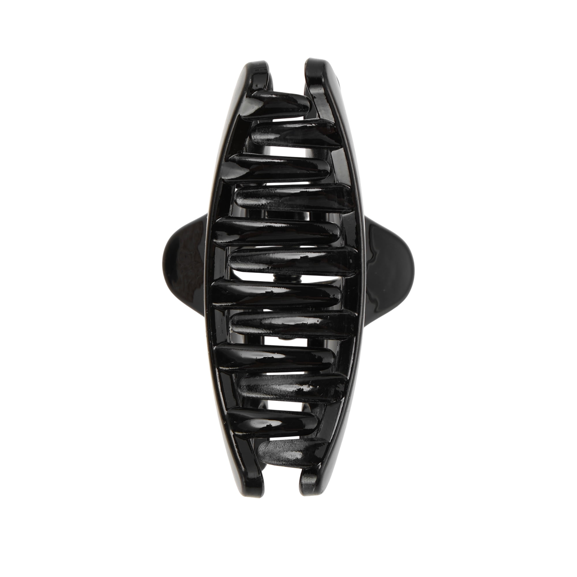 Unique Bargains Stylish Five-pointed Star Hair Clip for All Occasions Bright Black