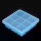 thumbnail image 3 of Tapa Para Molde De Hielo ANGGREK 9 Rejillas Soporte De Silicona Color Azul, 3 of 7