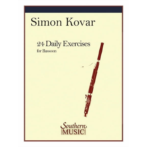 24 Daily Exercises for Bassoon: Bassoon, (Paperback)