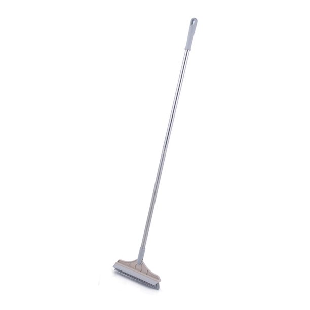 Wdftyju Cepillo de limpieza de esquinas de diseño dos en uno Fregador de baño con manija desmontable Wdftyju 5be7et4se3xm3nz8D03