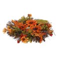 thumbnail image 4 of 1Pc Simulated Sunflower Wreath with Lights Artificial Flower Pendant Decor, 4 of 8