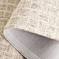 thumbnail image 2 of SAFAVIEH Micro-Loop Charlotte Solid Area Rug, Taupe/Ivory, 4' x 6', 2 of 5