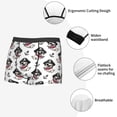 thumbnail image 3 of Balery DOG IS WEARING PIRATE COSTUME Calzoncillos bóxer para hombre, ropa interior de algodón suave y transpirable con cinturilla de nailon-Medium, 3 of 5