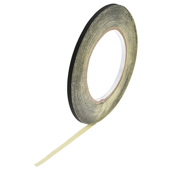 Unique Bargains 5mm Acetate Cloth Tape for Laptop Electric Auto Guitar Repair High Temperature Adhesive Tape Black 30m/98.4Ft