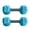 Blue, variant on 2Pcs Mini Dumbbell, Anti-Slip, Anti-Roll, Thick Handles, Free Weights, Square Dumbbells for Secure Workouts at Home, for Fitness Exercise Funny Sport Toys, Suitable for Ages 3 Months and Older