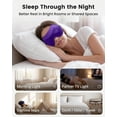 thumbnail image 4 of Eye Mask Sleep, Weighted Blackout Mask with Zero Eye Pressure, 3D Contoured Design, Soft Comfortable Fabric, Stable Wraparound Strap for Night Sleep, Travel, Meditation, for Women and Men, 4 of 9