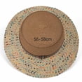 thumbnail image 3 of Roiihwy Summer Sun Beach Hats for Women, Wide Brim Straw Hats, Navy, Foldable Woven Sun Hat UV Protection on Clearence, 3 of 5