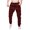 Wine, variant on Aayomet Mens Work Pants Mens Joggers Workout Pants Slim Fit Lightweight Track Pants Jogger Pants with Zipper Pockets,Yellow XXL