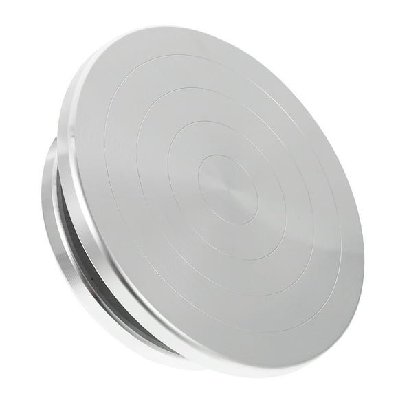 Pottery Turntable Bat System Clay Wheel Sculpting Rotary Tool Silver