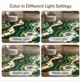thumbnail image 7 of ODIKA Snake Traditional Reptile Icons Leaves Interlocking Ornaments for Great Room, Indoor Open Concept, Large Living Low Profile Flatwoven, 7 of 7