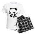 thumbnail image 4 of CafePress - Kawaii Panda Women's Light Pajamas - Women's Short Sleeve Print T-Shirt and Pants Light Cotton Pajama Set, 4 of 7
