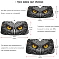 thumbnail image 5 of GZHJMY Owl Car Windshield Sun Shade Foldable Sun Shield Shade for Blocks UV Rays Protector-Keeps Your Vehicle Cool for Most Sedans SUV Truck,55"x27.6", 5 of 7