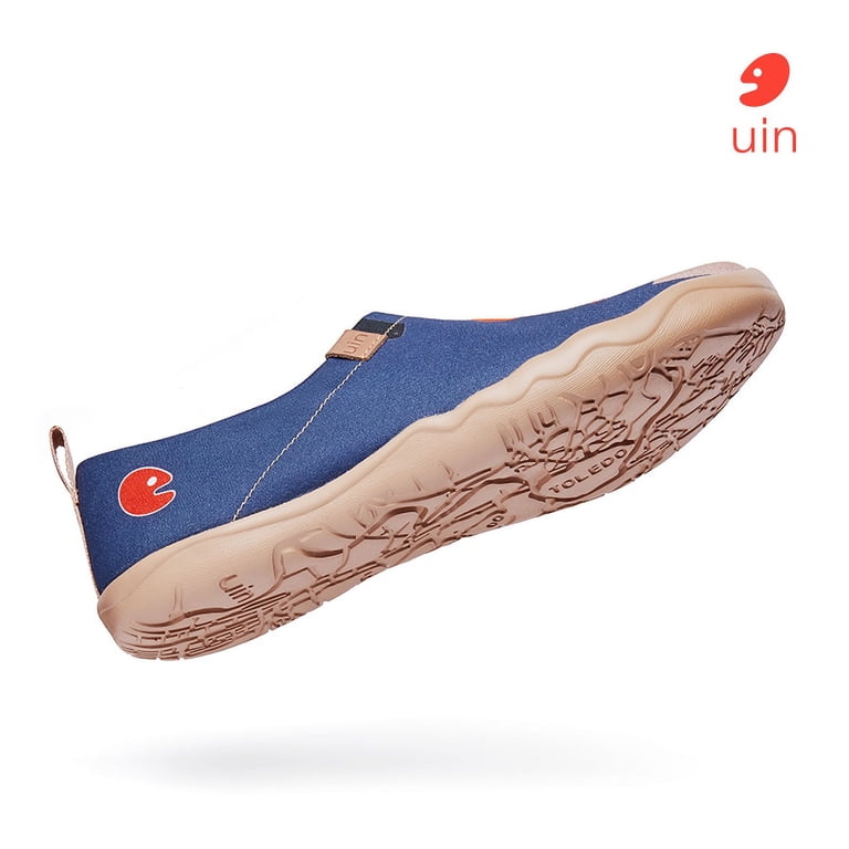 UIN Men\'s Walking Shoes Slip On Canvas Casual Comfort Sneaker (Splatter) UIN Men main image 4