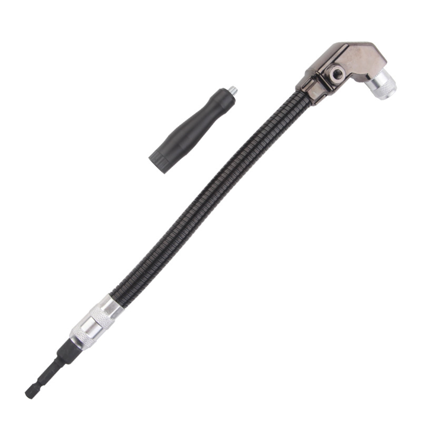 30cm Fit 1/4" 6.35mm Flexible Hex Screwdriver Extension Bar Drill Driver Shaft
