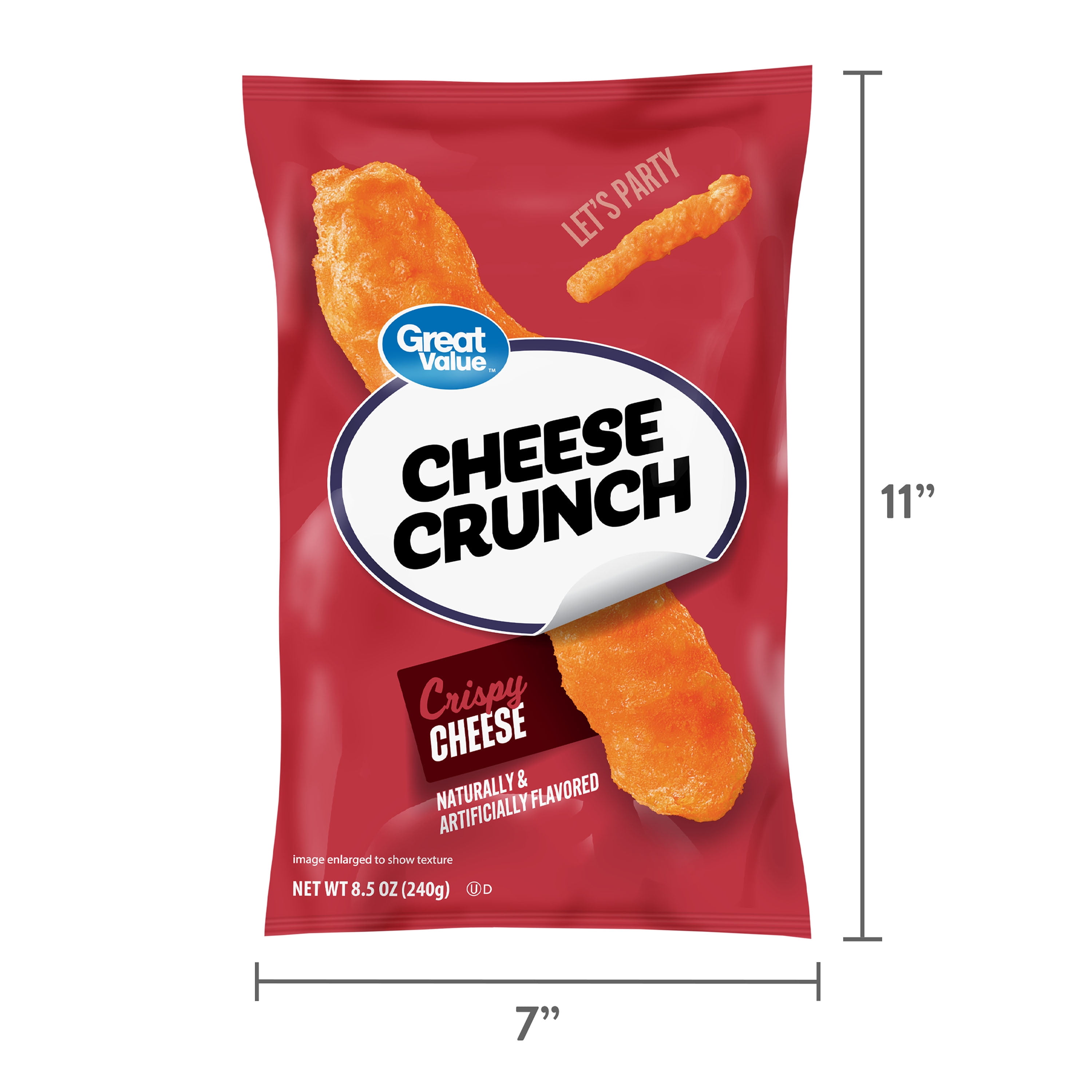 Great Value Cheese Crunch, 8.5 oz