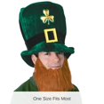 thumbnail image 6 of 6 Pack Beistle St. Patrick's Day Plush Leprechaun Hat with Beard, 6 of 6