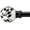 Ceramic Black-16"-120"|1 Pack, variant on Modern Curtain Rods For Windows 28 To 48 Inches Adjustable Length Heavy Duty 1" Diameter Short Small Window Rod With Round Decorative Finials Bedroom Living Room Kitchen Farmhouse