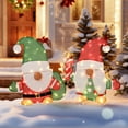 thumbnail image 2 of Ktaxon Gnomes Christmas Lighted Outdoor Decoration for Holiday Lawn Garden Party, 2 of 10