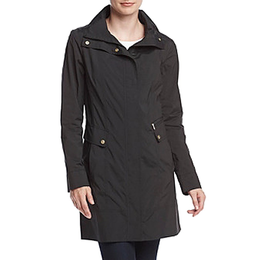 Womens Raincoat Medium Removable Hood ALine M