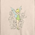 thumbnail image 3 of Tinker Bell - Tinker Bell Sketches - Ladies French Terry Long Sleeve Shirt, 3 of 5