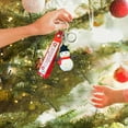 thumbnail image 1 of Christmas Santa Keychain For Christmas Couples Christmas Tree 3D Keychain With Garland Lights Glass Ornament Beach Set Beard Swinging Car Cow Hanging Decorations from Ceiling, 1 of 3