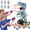 Grey, variant on JUGAAD LIFE Dinosaur Shooting Toys for Kids, Movable Target Shooting Games with 2 Air Pump Blasters, 48 Foam Balls and LED Score, Birthday Gifts for 3 4 5 6 7 Years Old Boys - Orange