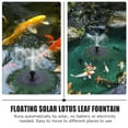 thumbnail image 3 of BEADCEST DIY Fountain Kit Plastic Solar Fountain Outdoor 1Set Green, 3 of 5