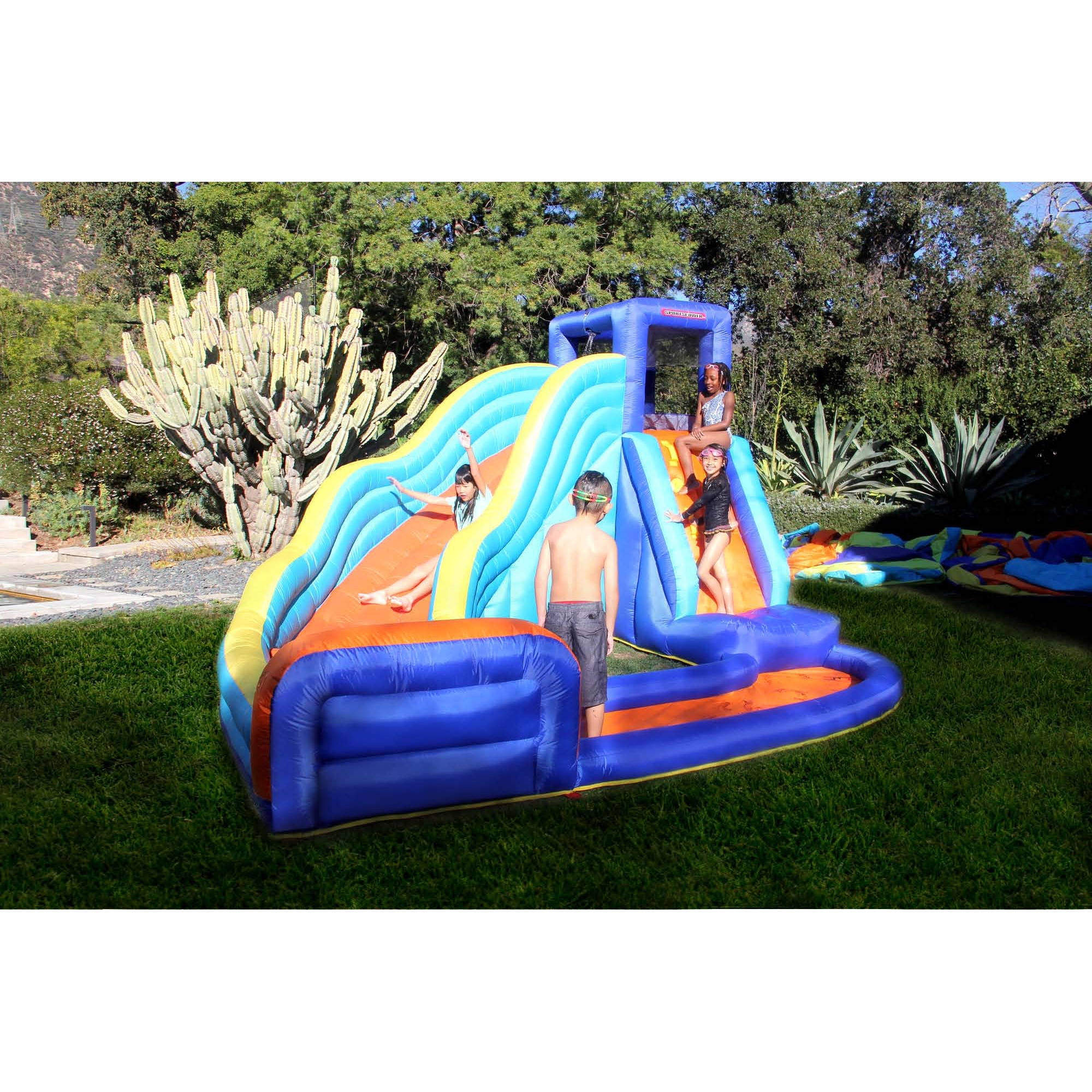 Water Slide Backyard Inflatable Waterslide Park Biggest ...