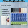 thumbnail image 3 of Apmemiss Clearance Grout Pen Cream Tile Paint Marker: Waterproof Grout Paint Pen, Tile Grout Colorant and Sealer Pen for Walls, Bathroom, Shower, Kitchen (4mL) Christmas Decorations, 3 of 3