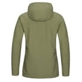thumbnail image 3 of Little Donkey Andy Women's Waterproof Rain Jacket Windproof Light Jacket, Breathable Outdoor Rain Shell with Hood for Hiking Travel Golf Burnt Olive L, 3 of 7