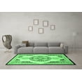 thumbnail image 3 of Ahgly Company Indoor Round Persian Emerald Green Traditional Area Rugs, 3' Round, 3 of 4