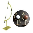thumbnail image 3 of facefd Oblique Ornament Display Stand Rack for Globe Stones Living Room Decor L 150x80x310mm, 3 of 9