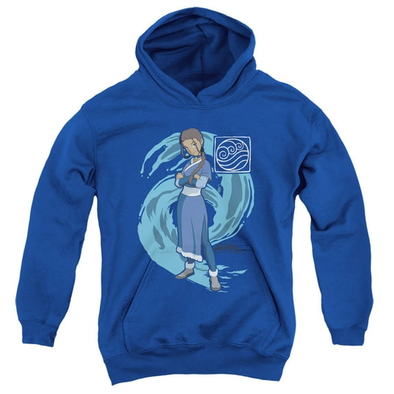 Avatar The Last Airbender Katara Water Wave Unisex Youth Pull-Over Hoodie