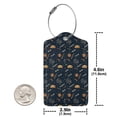 thumbnail image 4 of Honeii New Year Print Leather Luggage Tag for Suitcases,ID Tags,Bag Tags for Luggage,Functional Travel Tag-2 PCS, 4 of 5