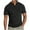 Black, variant on Mens Collarless Shirts Button up Pocket Short Sleeve Shirts Summer Casual Solid Basic Tops Black M
