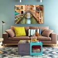 thumbnail image 3 of IDEA4WALL Landscape Canvas Wall Art Italy City Canvas Prints Modern Home Wall Decor, 24"x36", 3 of 5