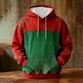 thumbnail image 2 of Mens Sweatshirt Sevevn Men's Color Blocking Hoodie Casual Fashion Pockets Pullover Long Sleeve Hooded Sweatshirt, 2 of 4