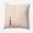 Dusty Rose, variant on Simply Daisy 16" x 16" Modern Monogram Indoor/Outdoor Polyester Throw Pillow, Cranberry