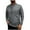 Gray, variant on Men Linen Shirts,Solid Color Long Sleeve Stand-up Collar Button Henley Shirt Office Casual Breathable Blouses Outdoor Fashion Pullover Tops Mens Fall Winter Basic Tees with Pocket S-XXL