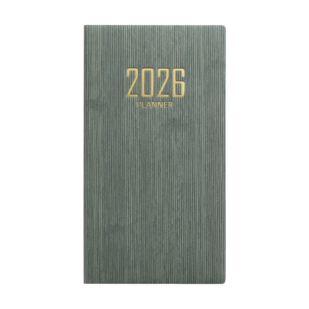 Planificador Diario Cuaderno A6 Mini Cuaderno Organizador Plan Diario Cuaderno Diario de Viaje