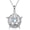 Lunar Pentagram, variant on Moonstone Necklace Sterling Silver Cross/Drgaon/Mushroom/Crescent Moon/Pentagram/Talisman Pendant Necklace Celtic Knot Jewelry Gifts for Women