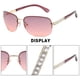 thumbnail image 4 of Gafas de sol sin marco Y2K, tendencia de moda, gafas de sol de alta gama, hechas de PC, metal, AC, 4 of 6