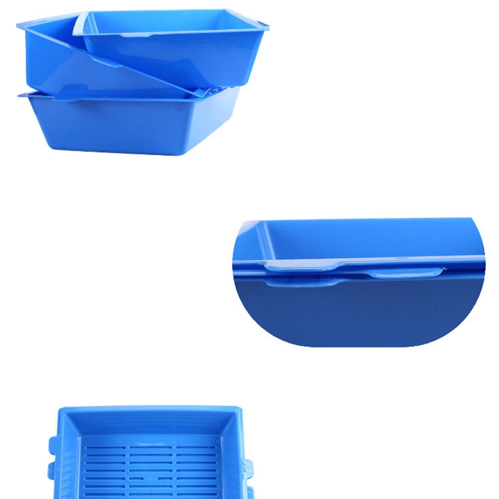 PBPBOX Durable Litter Box for Easy Cleaning and Comfort with Spill Prevention Design for Pet Use