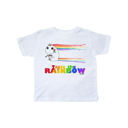 

Inktastic Taste the Rainbow Unicorn Gift Toddler Boy or Toddler Girl T-Shirt