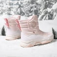 thumbnail image 7 of Stepedia Kids Girls Snow Boots Winter Waterproof Slip Resistant Boys Cold Weather Boots, White Pink 12 Little Kid, 7 of 7