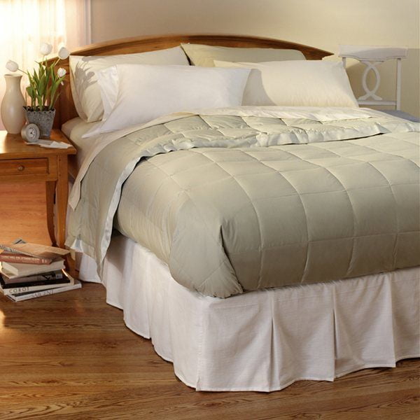 Pacific Coast Feather Satin Trim Down Clover Blanket In Twin Size