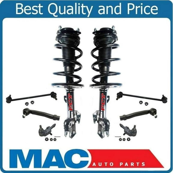 8pc Suspension & Chassis Kit Front Wheel Drive for Toyota Sienna XLE 3.5 11-14