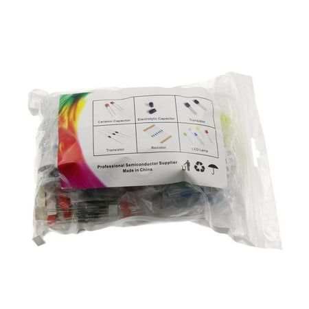 

Electronic Component Assortment Electrolytic Transistor Common 1490 Pcs - Bagged