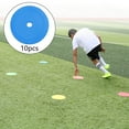 thumbnail image 4 of kurtrusly 10Pcs Flat Cones Non Slip Training Spot Markers for Boxing Baseball Soccer Blue, 4 of 9